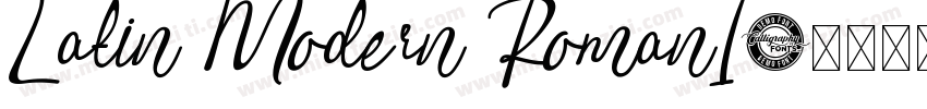 Latin Modern RomanI字体转换